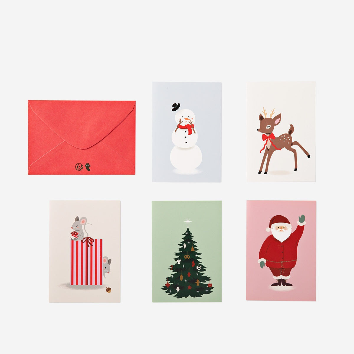 Cards and envelopes. 15 pcs Party Flying Tiger Copenhagen 