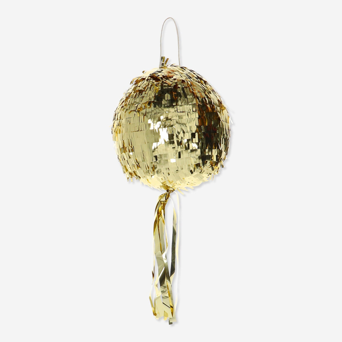 Colorful Disco Ball Piñata for party celebrations by Flying Tiger Copenhagen, featuring shiny, reflective surface and festive design.