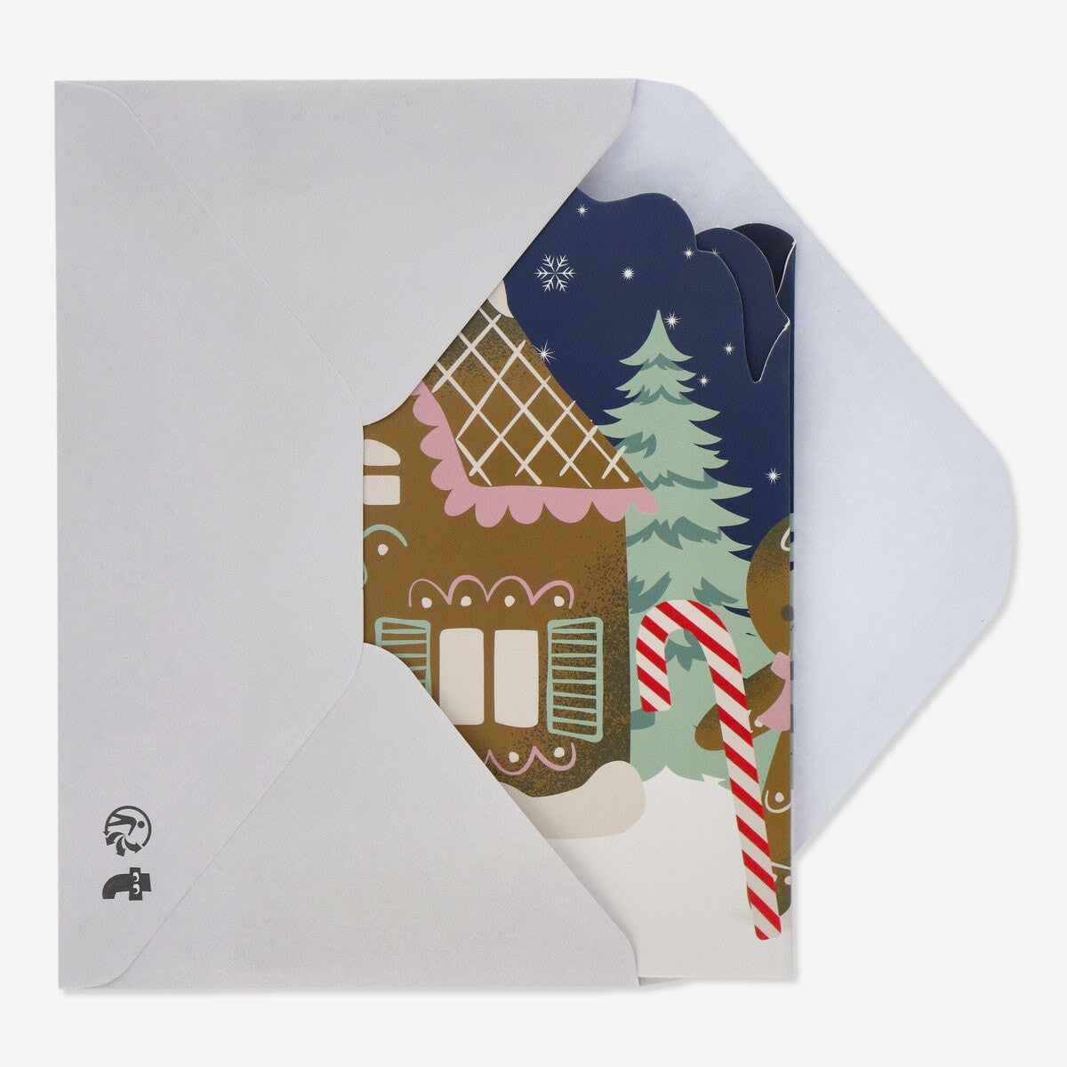 Fold-out card with envelope Party Flying Tiger Copenhagen 