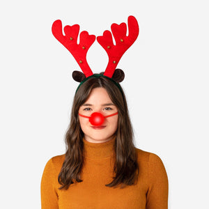 Party hairband with built-in light from Flying Tiger Copenhagen, featuring colorful LED lights for festive occasions.