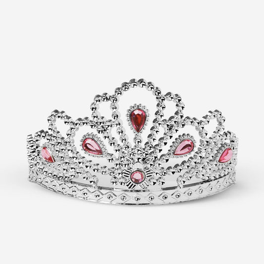 Diadema in argento con pietre preziose - Per bambini