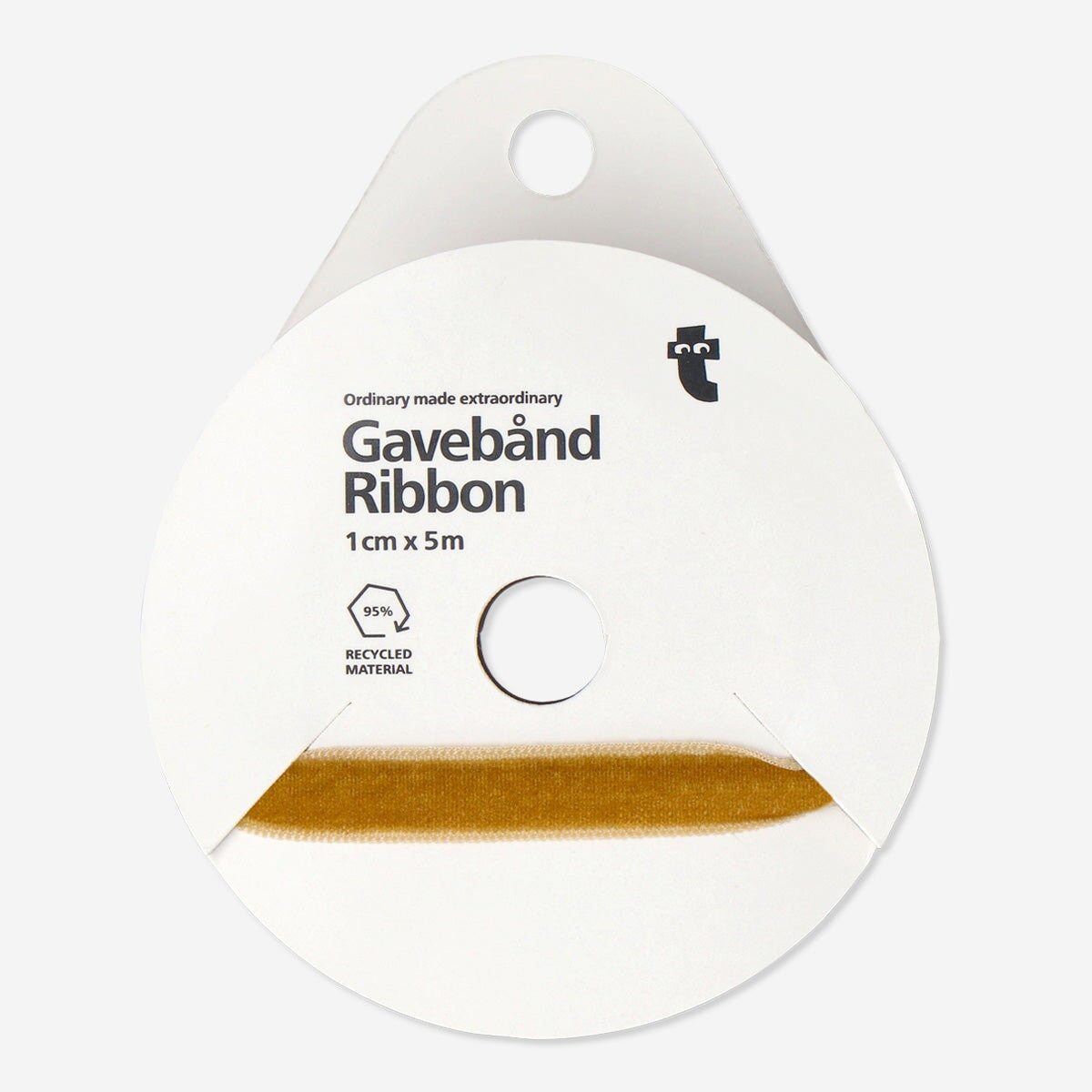 Flying Tiger Ribbon Spring Gold Velvet Ribbon 1cm x 5m – Luxury Gift Wrapping Accent – Flying ...
