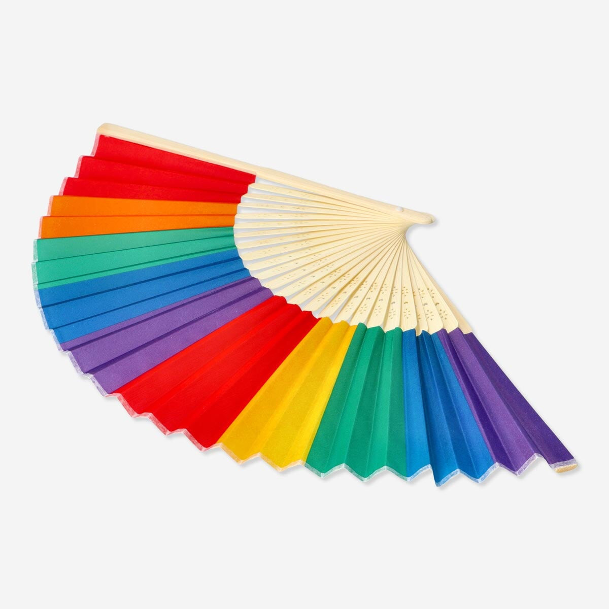 Yeeda Ventagli a mano arcobaleno, ventagli pieghevoli Yeeda Ventagli a mano arcobaleno, ventagli pieghevoli