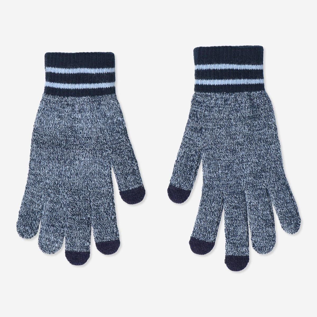Textile touchscreen gloves in size L/XL by Flying Tiger Copenhagen, ideal for keeping hands warm while using devices.