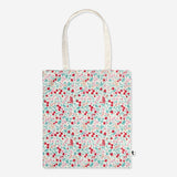 Flying Tiger Copenhagen textile tote bag with colorful printed design, durable fabric handles, and spacious interior for daily use.