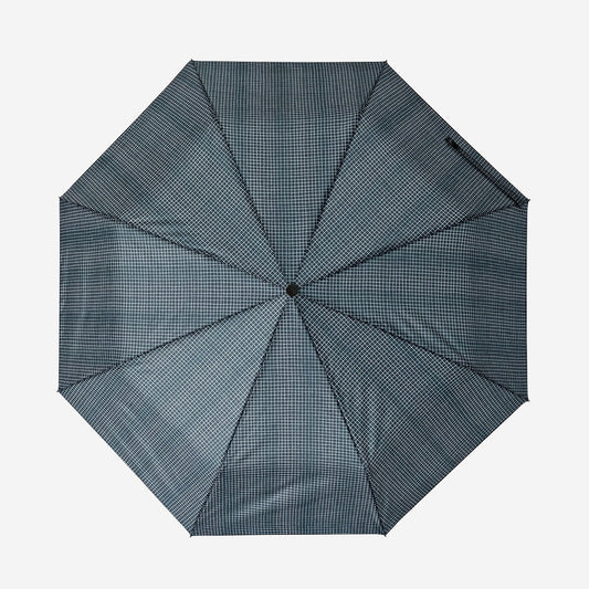 Paraguas con patrón de cuadrícula