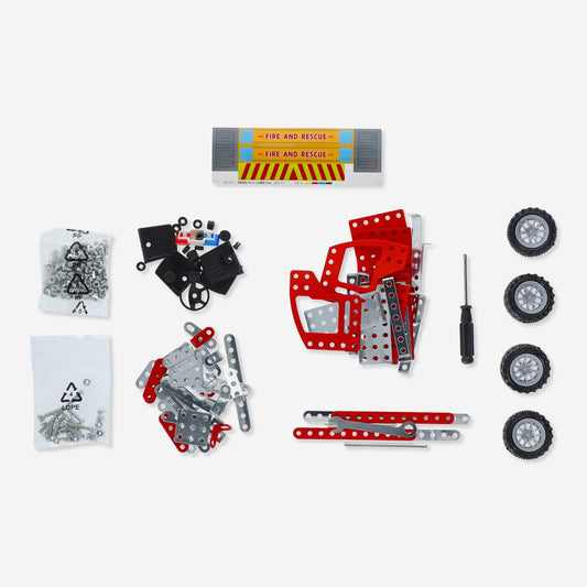 DIY brandweerauto - 296 stuks