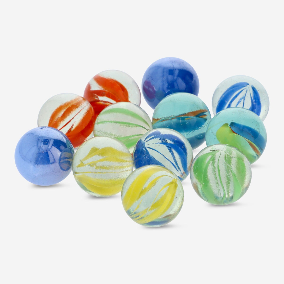 Marbles. 12 pcs Toy Flying Tiger Copenhagen 