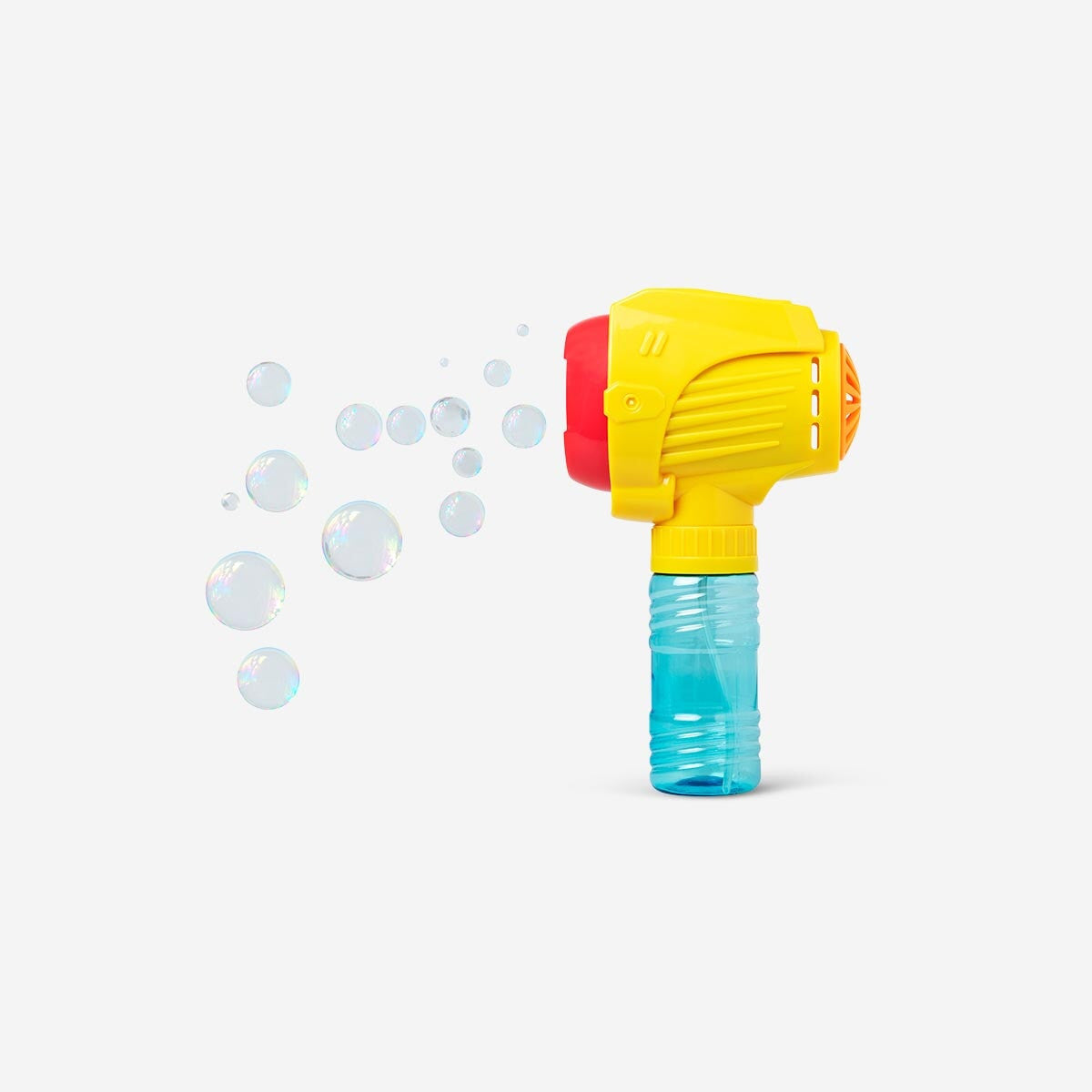 Flying Tiger Copenhagen soap bubble machine toy with a compact design and colorful bubble wand for fun outdoor play.