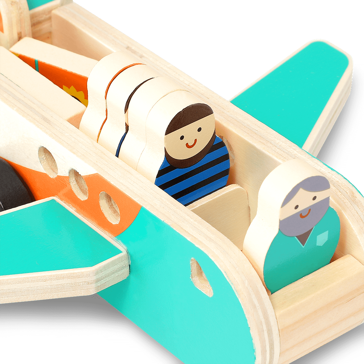 Wooden airplane Toy Flying Tiger Copenhagen 