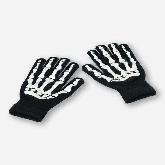 Selvlysende handsker i mørke. Voksne