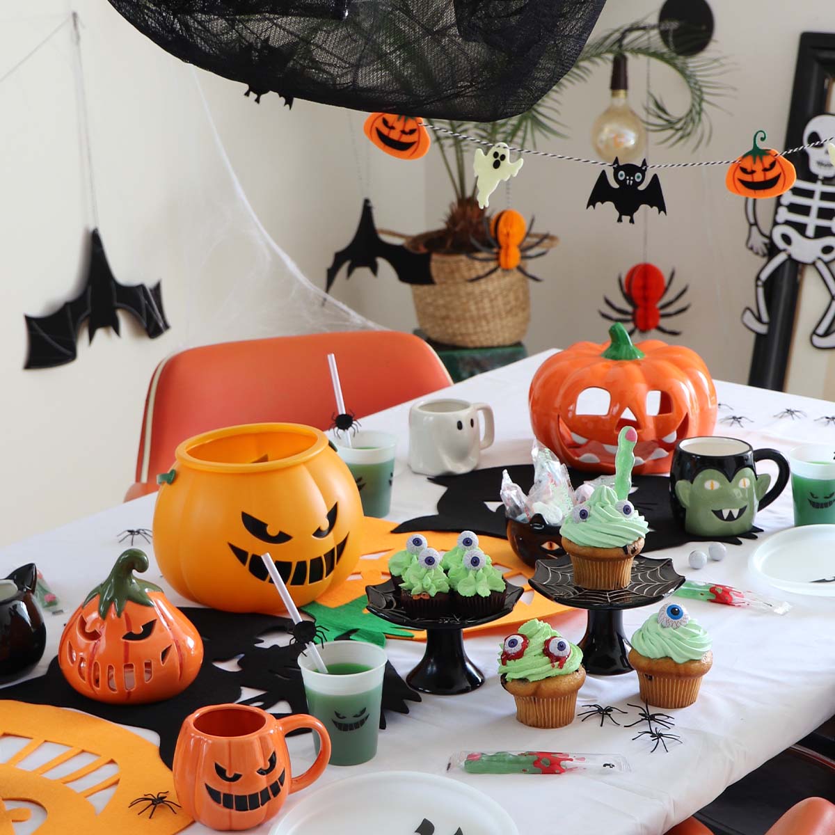Morigins Happy Halloween Gartenflagge – Doppelseitig, 71x102 Cm, Schwarz Mit Kürbissen & Süßigkeiten