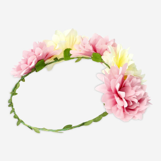 Stirnband med blommor