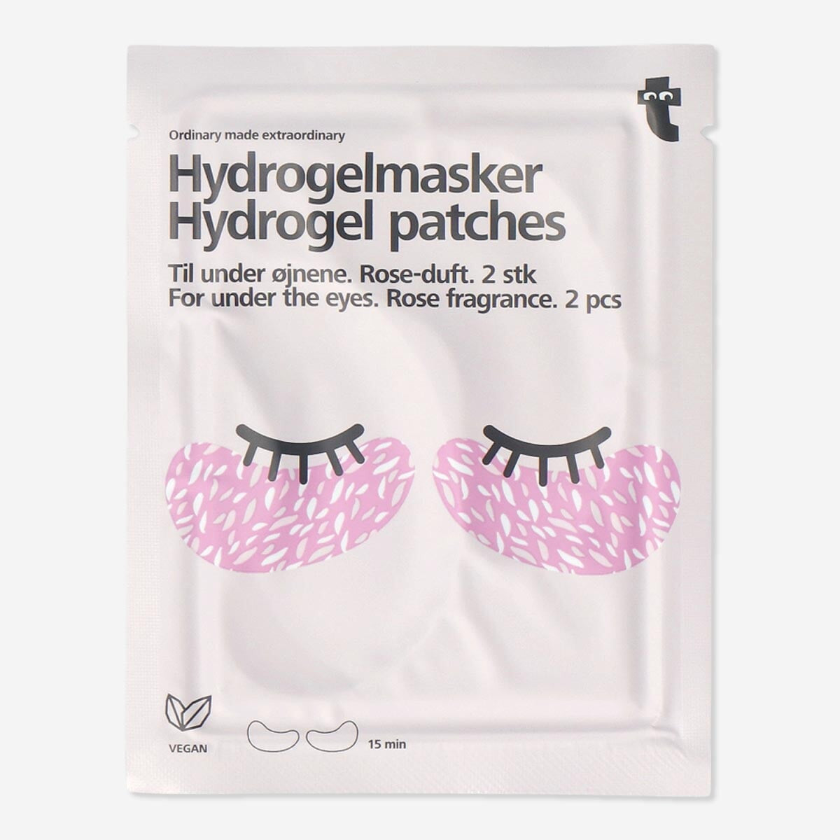 Hydrogel patches. Rose fragrance Personal care Flying Tiger Copenhagen 