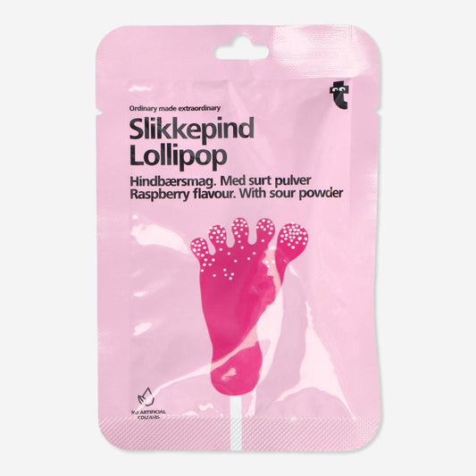 Lollipop med surt pulver