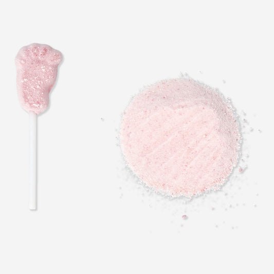 Lollipop with sour powder