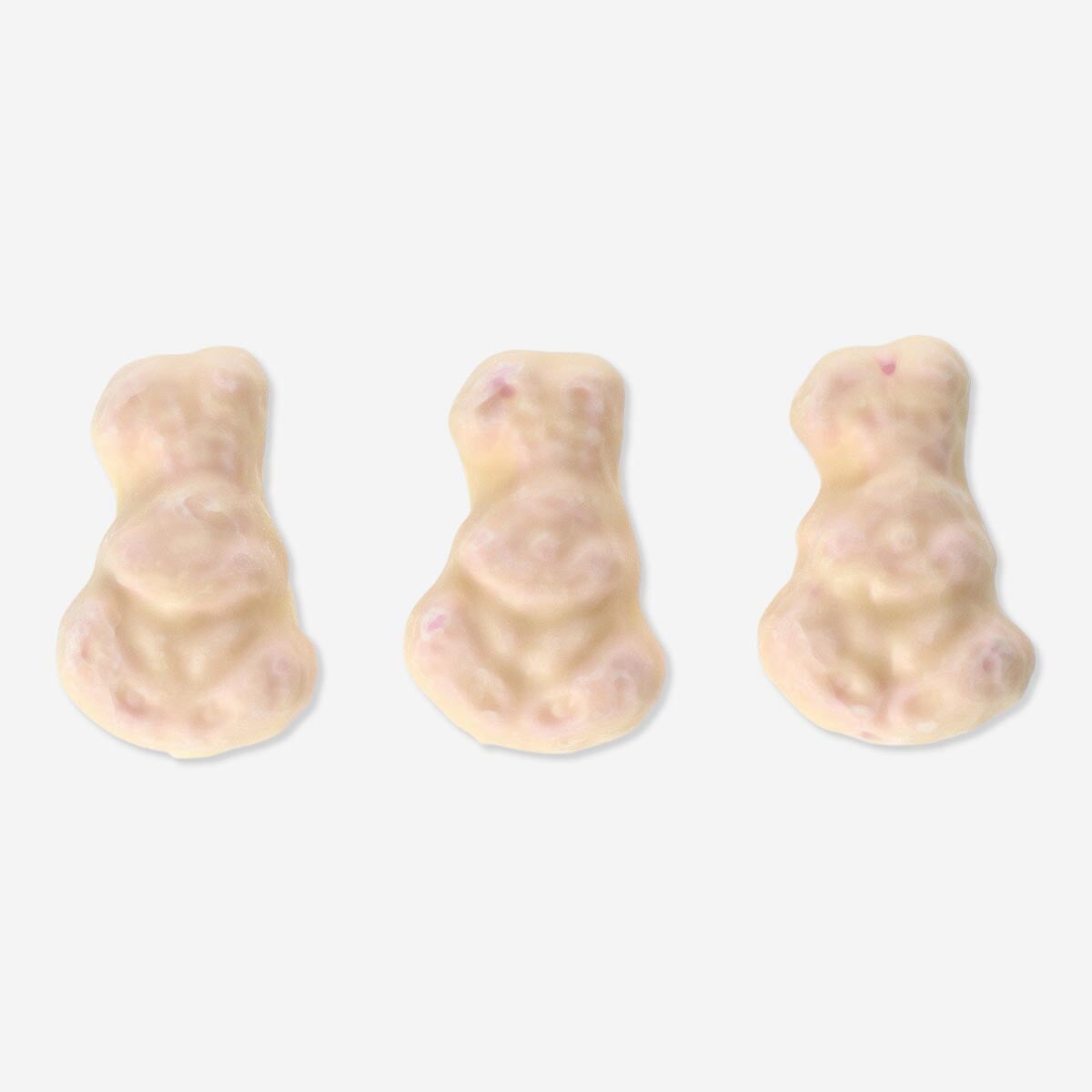 Marshmallow rabbits. White chocolate and strawberry flavour Food Flying Tiger Copenhagen 