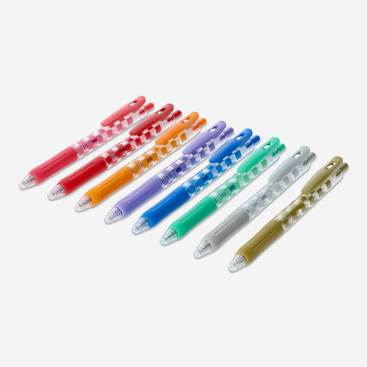 Bolígrafos de gel metálicos. 8 PCS