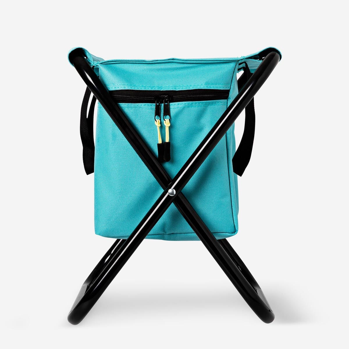 Mini folding chair with cooler bag