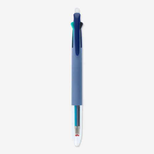 Viacfarebné guľôčkové pero. Stierateľné