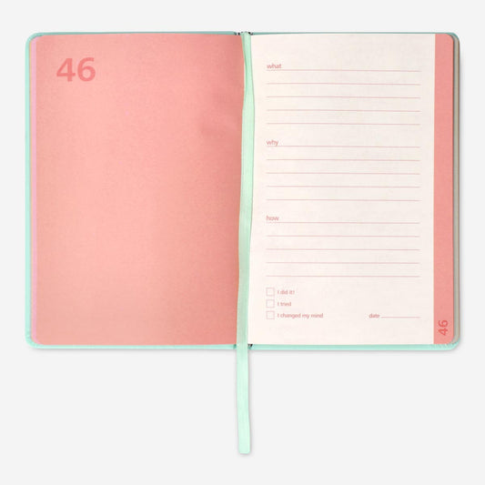 Quaderno su cui scrivere i tuoi obiettivi