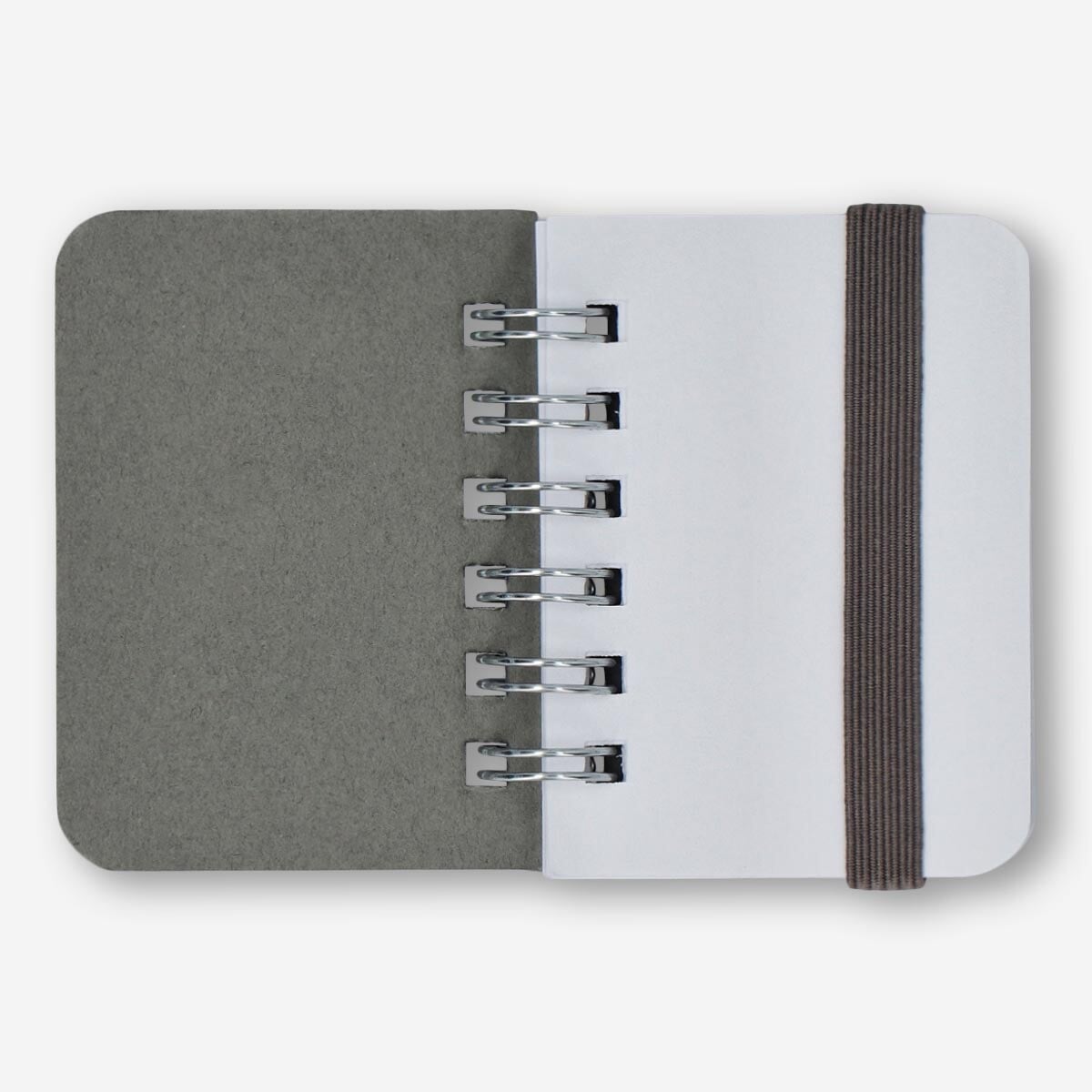 Sample Mini Notebook Grey Mini Notebook with Elastic Closure | Portable Stationery | Flying ...