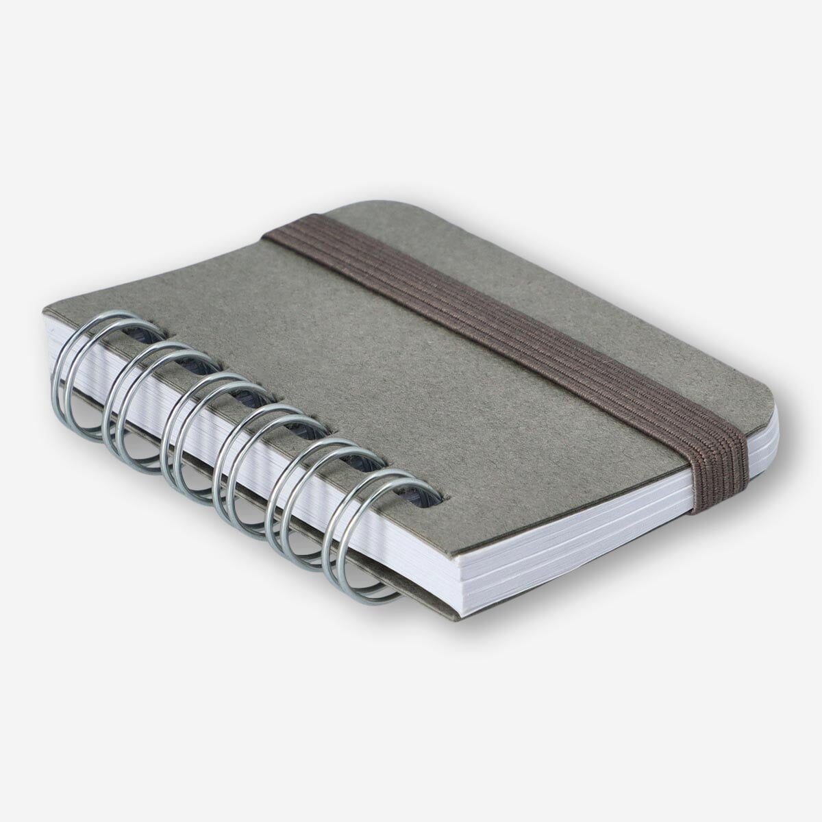 Sample Mini Notebook Grey Mini Notebook with Elastic Closure | Portable Stationery | Flying ...
