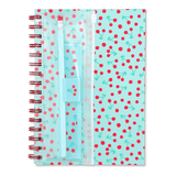 Notebook with pencil case.