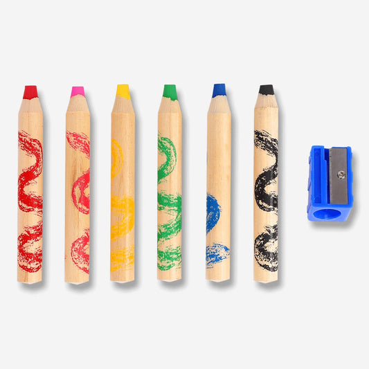 Oil-based pencil crayons