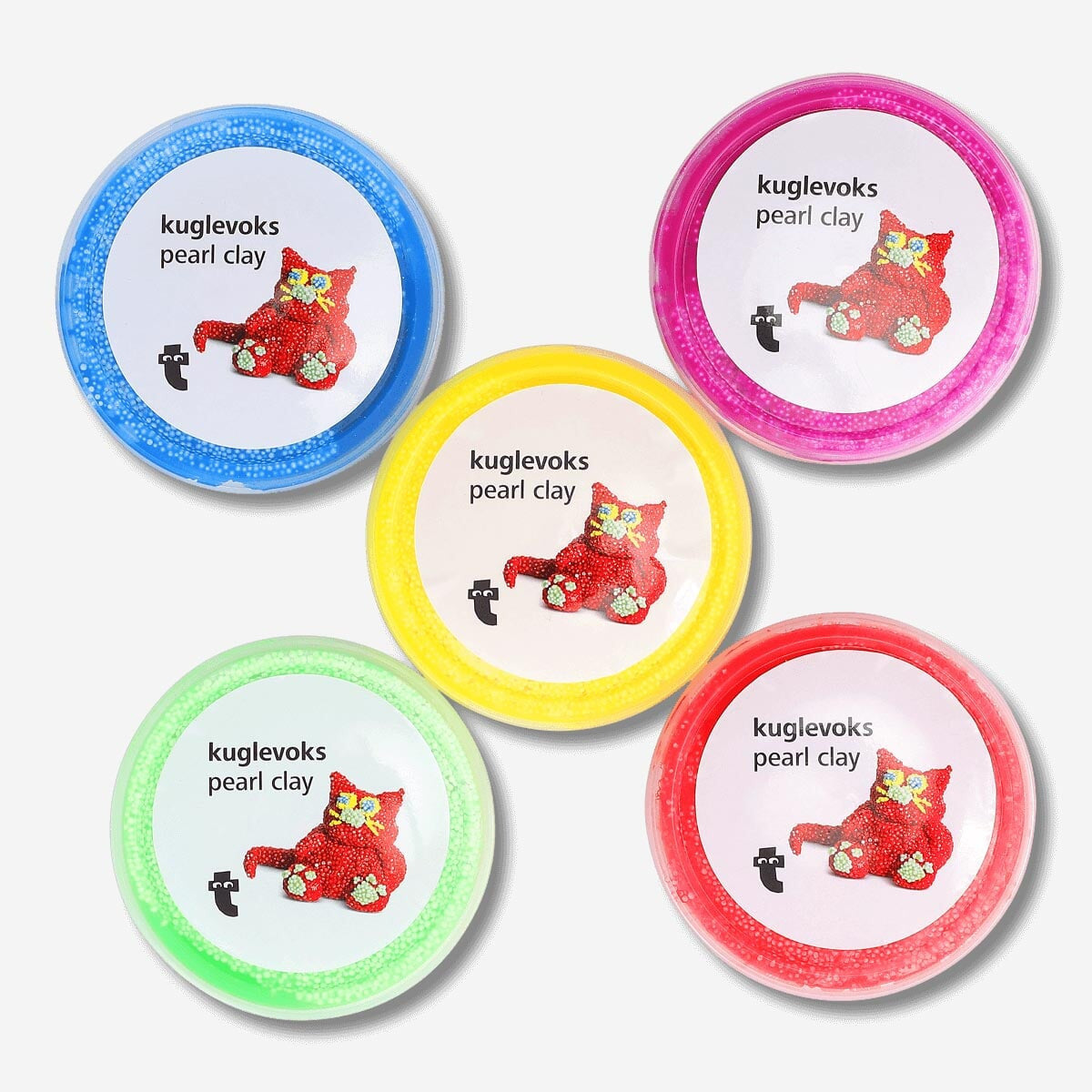 Pearl clay. 5 pcs Hobby Flying Tiger Copenhagen 