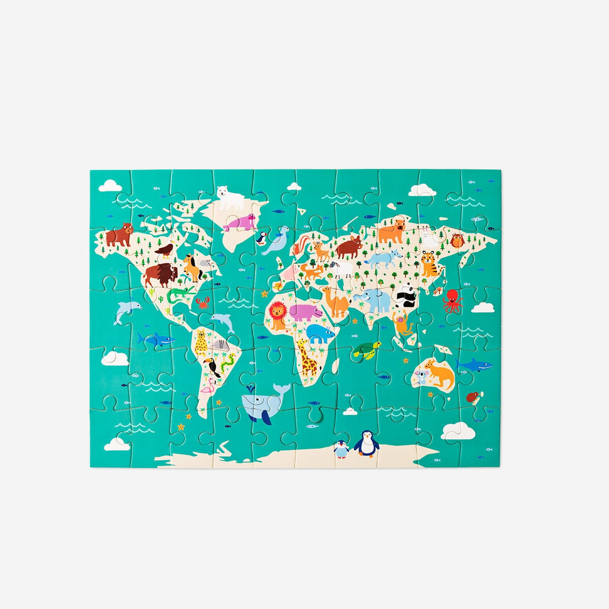 Puzzle. Animals of the world Game Flying Tiger Copenhagen 