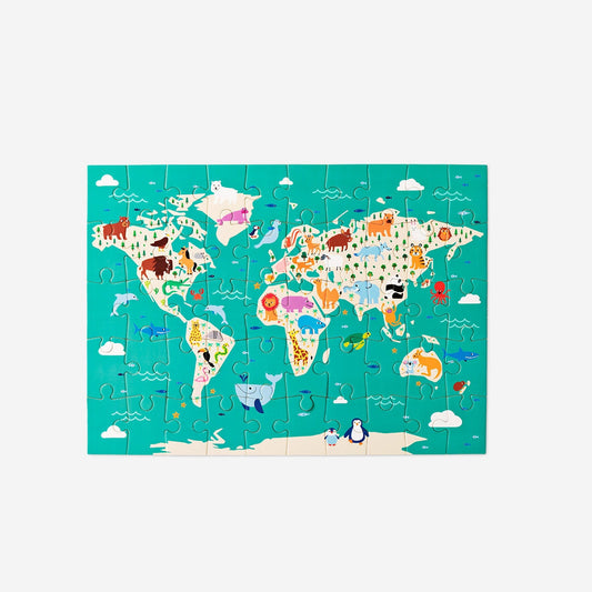 Puzzle. Animals of the world