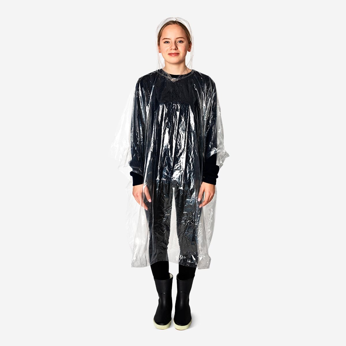 Rain poncho in plastic cover | Transparent | 4921866 Rain poncho in plastic cover | Transparent | 4921866