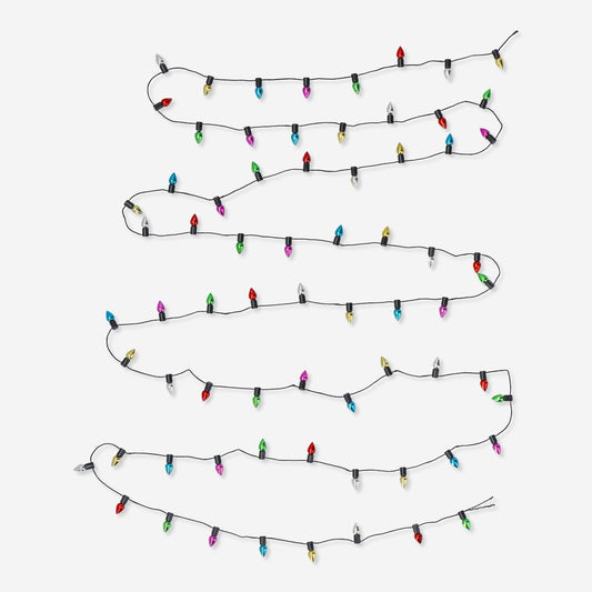 Flerfarget Bauble Garland Ribbon - 2 m