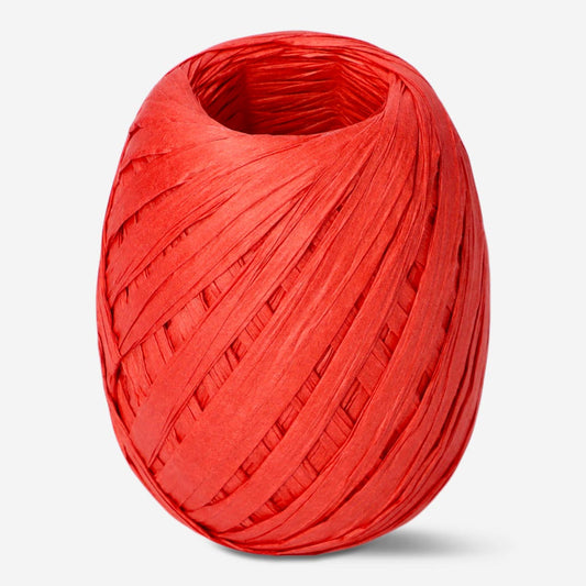 Rood papieren lint - 35 m