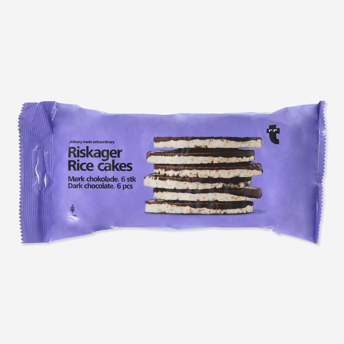 Rice cakes with dark chocolate Food Flying Tiger Copenhagen 