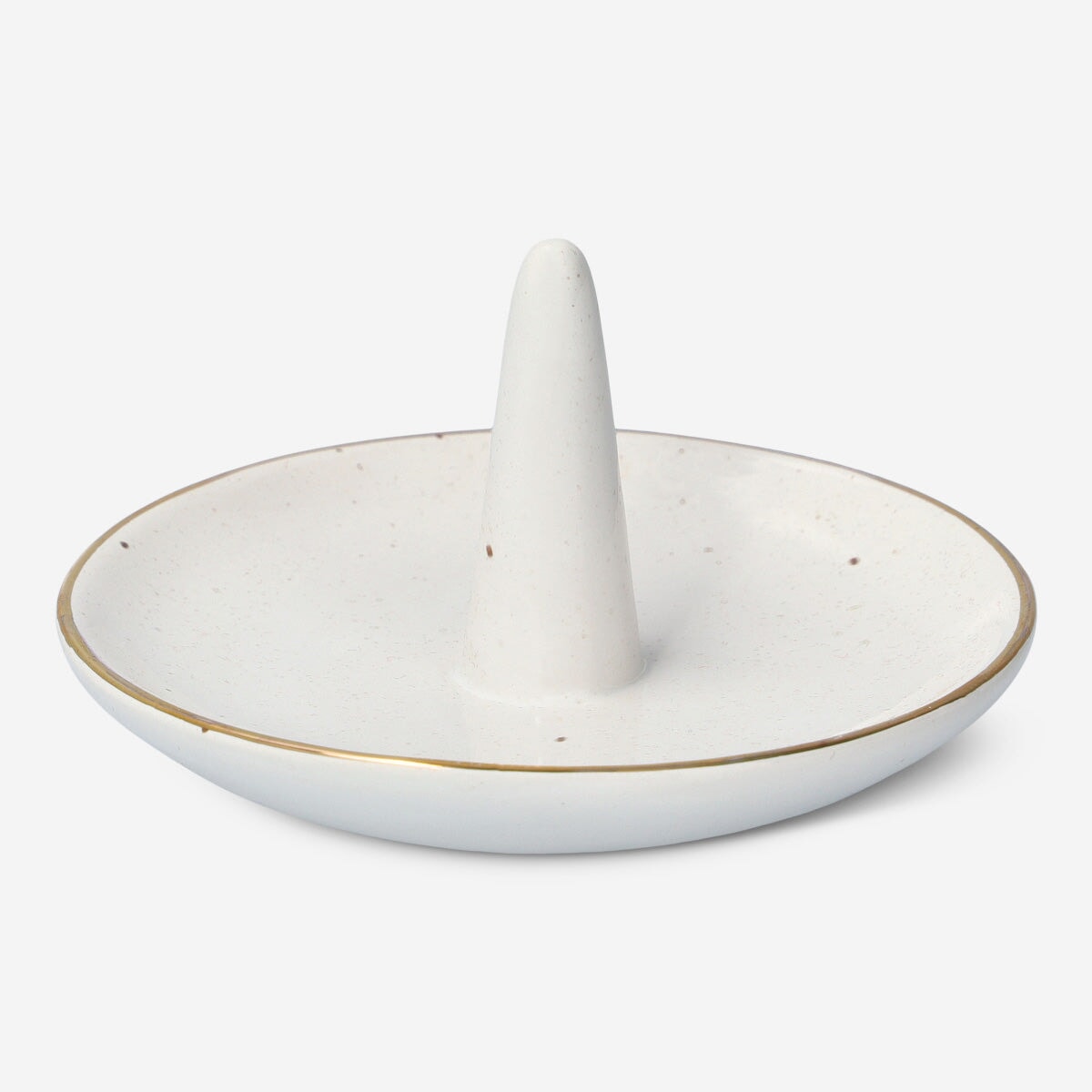 Ceramic Ring Holder with Gold Edge | Stylish Home Decor | Flying Tiger ...