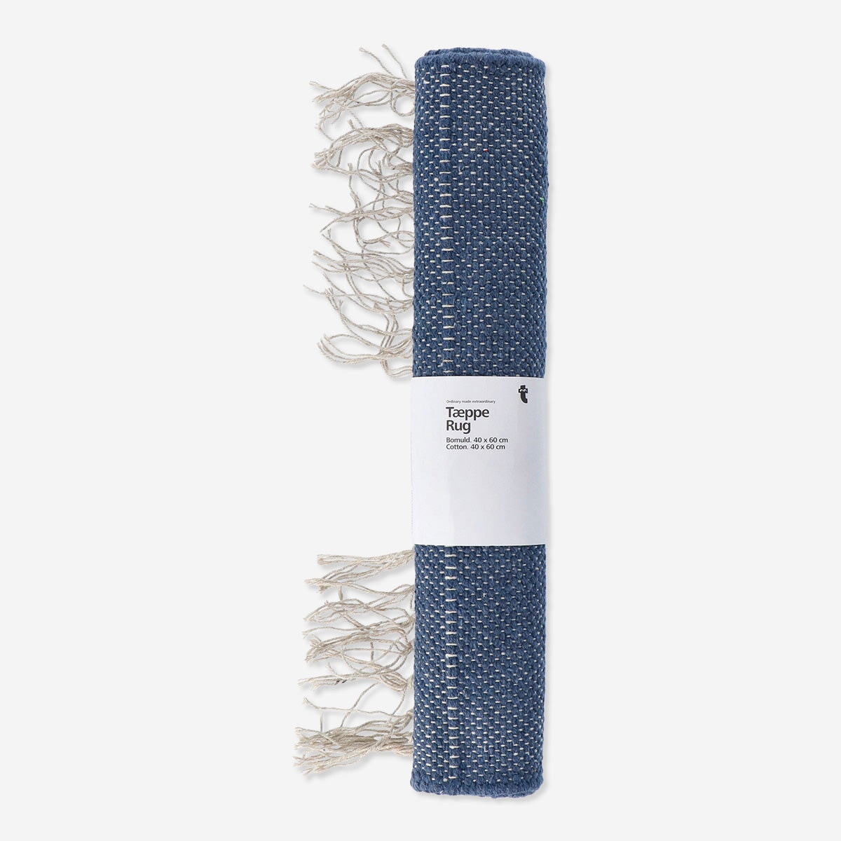 40 Inch X 60 Inch Rug Dark Blue Cotton Rug 40x60cm | Stylish Home Decor | Flying Tiger Copenhagen