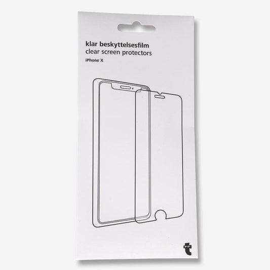 Pellicola protettiva trasparente. iPhone X