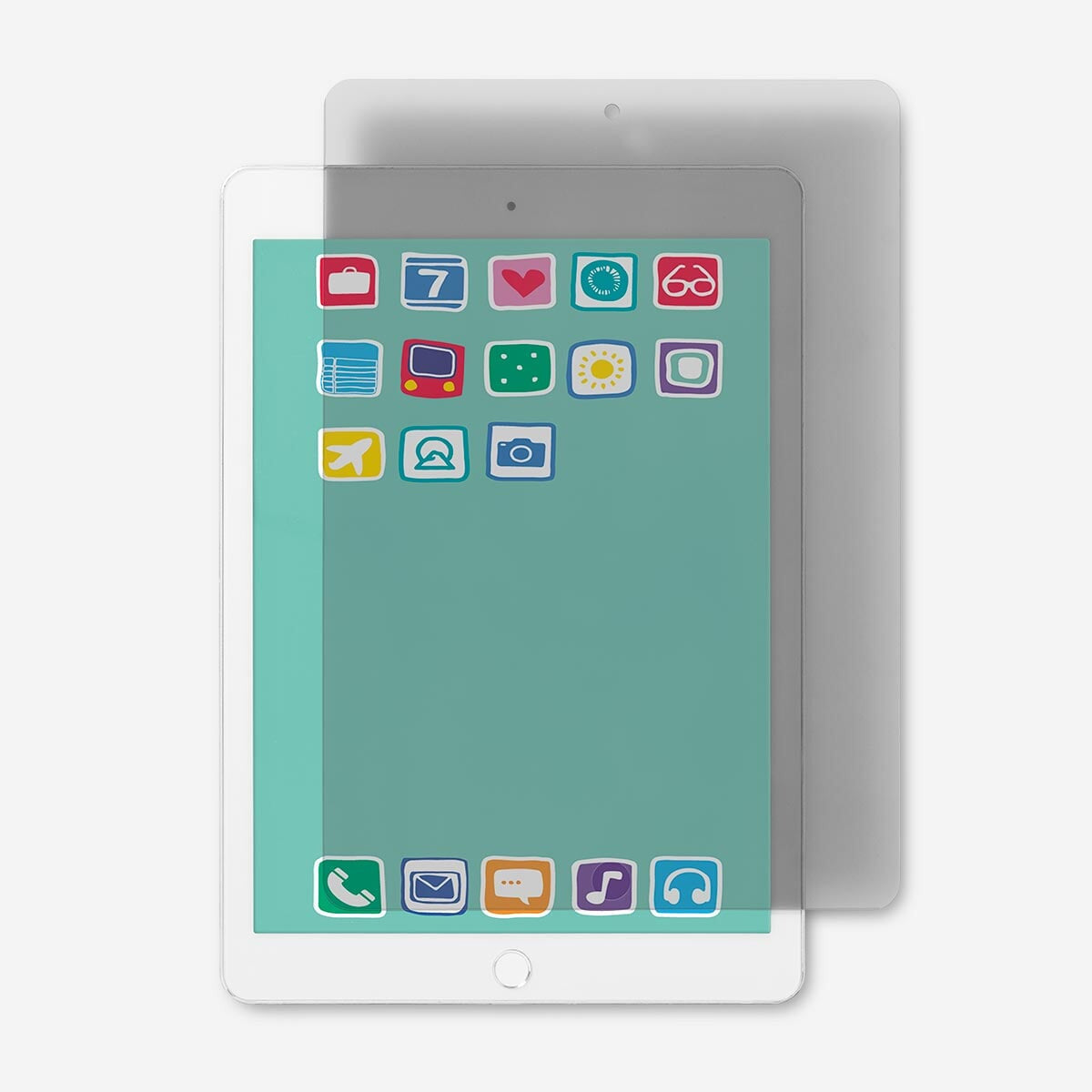 Screen protector with privacy filter. Fits iPad 5, 6 Media Flying Tiger Copenhagen 