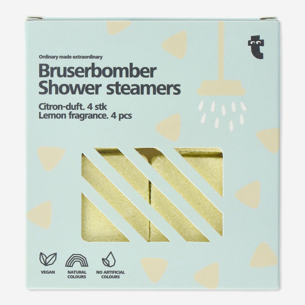 Shower steamers. Lemon fragrance Personal care Flying Tiger Copenhagen 