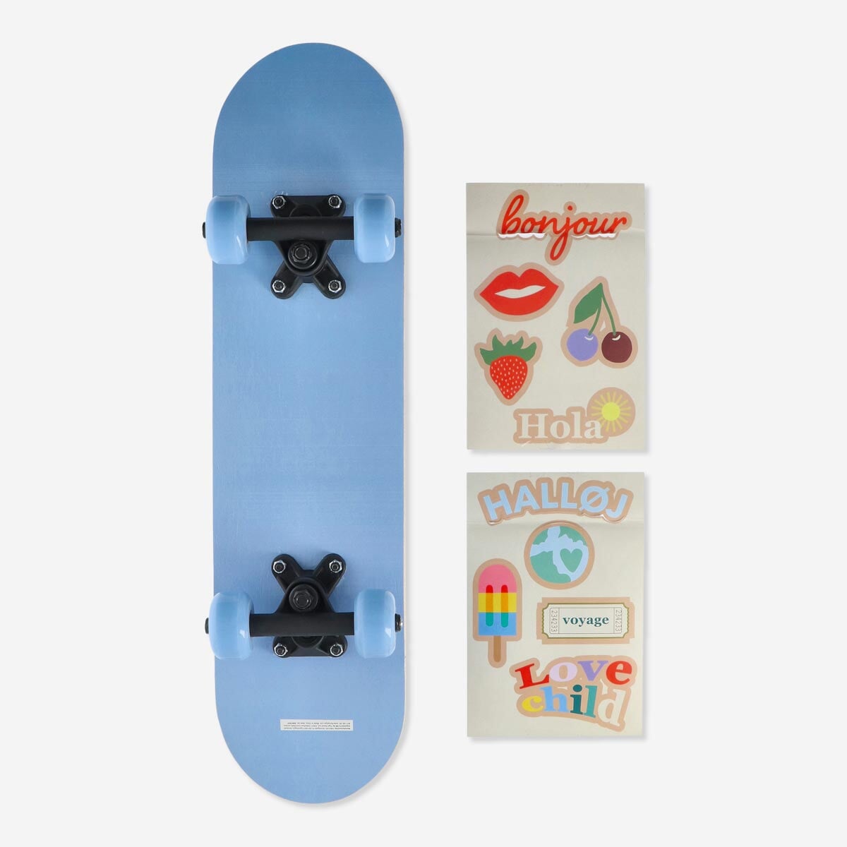 Skateboard. With stickers Toy Flying Tiger Copenhagen 