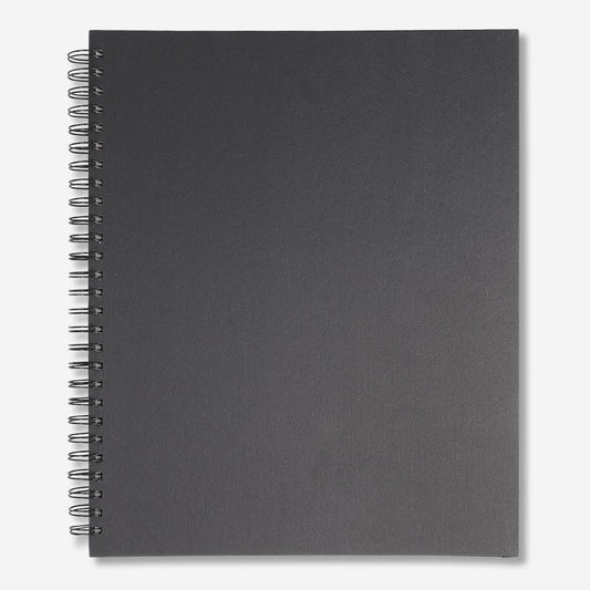 Large black sketchbook