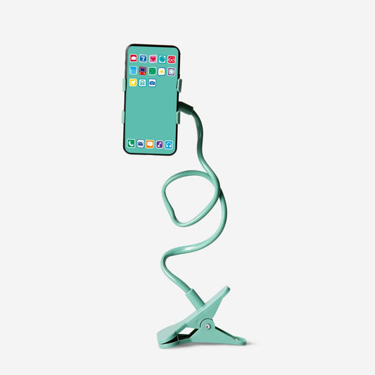 Smartphone holder with clamp
