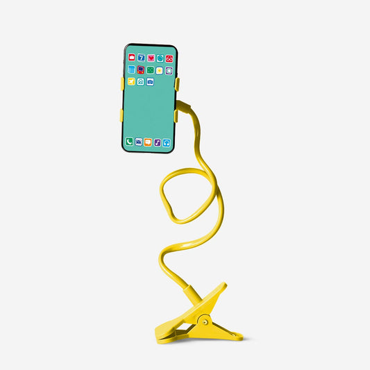 Smartphone holder with clamp