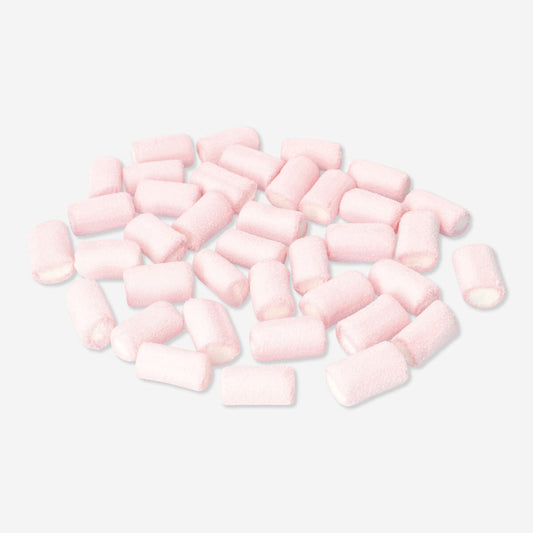 Zure marshmallows. Aardbeismaak