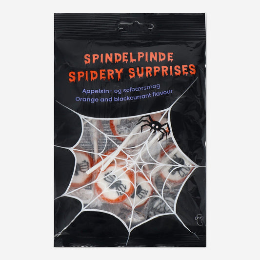 Spidery surprises. Orange and blackcurrant