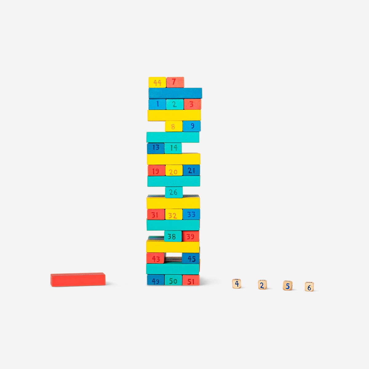 Stacking tower game with numbers Game Flying Tiger Copenhagen 