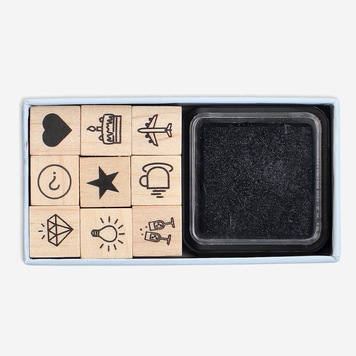 Stamps. 9 pcs Flying Tiger Copenhagen