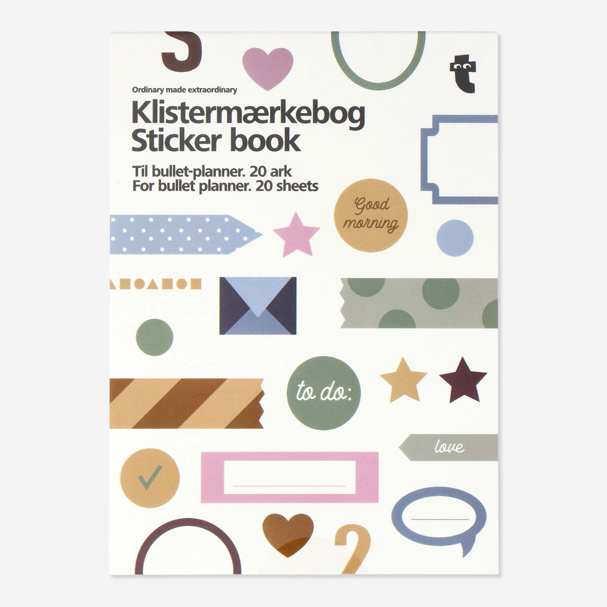 Sticker book. For bullet planner Office Flying Tiger Copenhagen 
